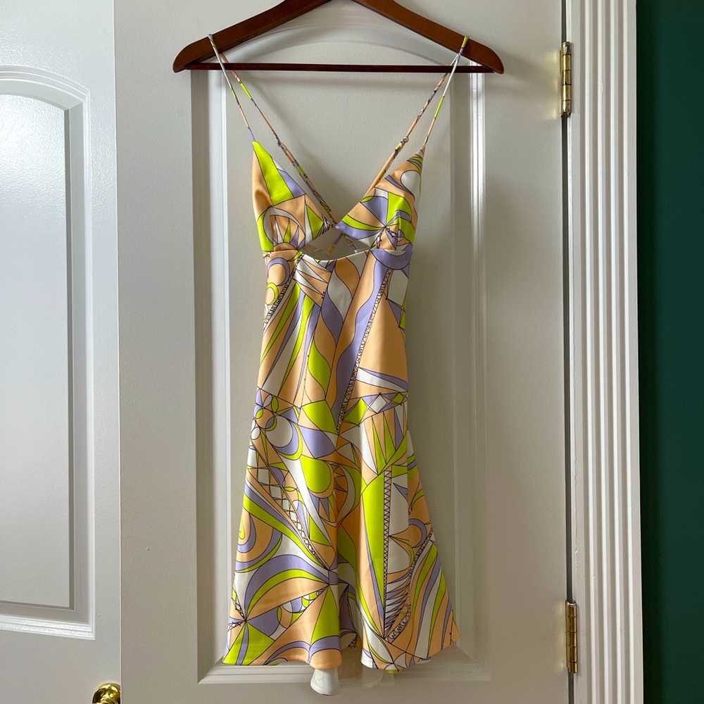 Geometric Zara mini dress